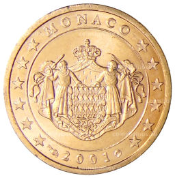2 евроцента 2001 года Монако