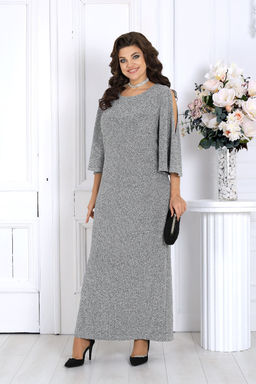 Платье Ninele 6083 серебро