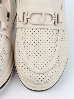 03-PDD170-2 BEIGE Лоферы женские (натуральная кожа)