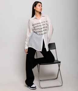 Рубашка #КТ73019, белый - Dommod фото 2