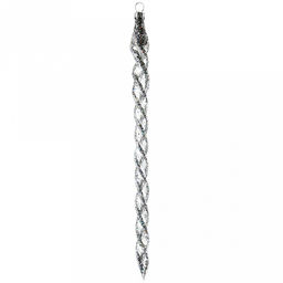 Елочная игрушка сосулька стеклянная Льдинка, ручная художественная роспись, подарочная упаковка, набор 4шт (Россия) - Домашняя мода фото 2