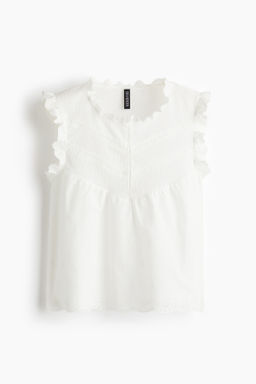 Top con ribetes de volantes - H&m фото 2