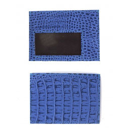 Визитница-кардхолдер Croco-В-222 н/к, 1отд, 4карм, голубой кайман (13) 264765