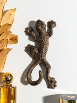 Крючок декоративный чугун "Ящерка" 18,8х10х4 см