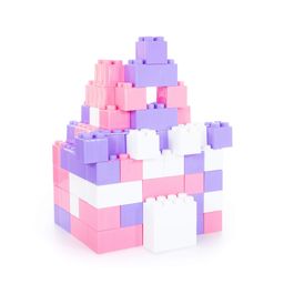 Конструктор строительный XXL, 72 элемента (v2) + соединитель (72 элемента) - Полесье фото 3