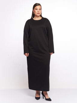 Платье из плотного трикотажа PP51806BLK01