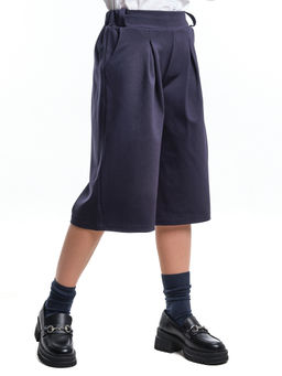 Кюлоты для девочки школьные 22-7319 синий - Mini maxi фото 9