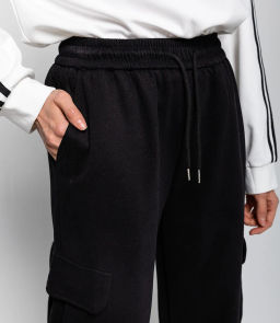 Спортивные брюки #КТ1005 (2), чёрный