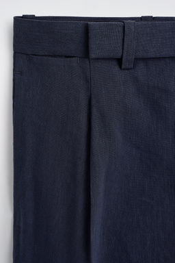 PANTAL?N DE LINO REGULAR FIT STRAIGHT LEG - H&m фото 3