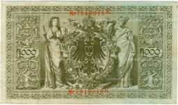 1000 марок 1910 года Германия