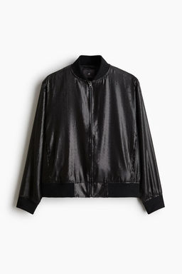 Cazadora bomber de lentejuelas Regular Fit - H&m фото 5