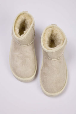 Taba Ici Kurklu Yuvarlak Burun Duz Flatform Topuklu Kad?n Bot TAKAW26BO00001 - Trendyolmilla фото 28