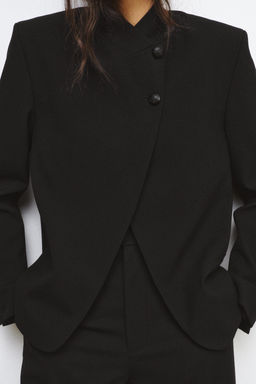 HIGH NECK BUTTONED BLAZER ZW COLLECTION - Zara фото 7