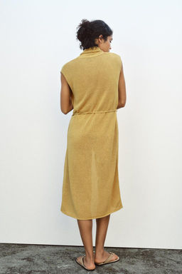 LONG KNIT LINEN WAISTCOAT - Zara фото 4