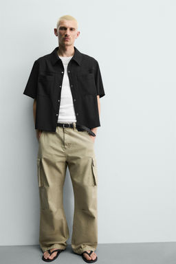CAMISA T?CNICA RELAXED FIT / Negro - Zara фото 6