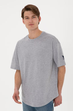 Erkek Gri Melanj Basic Ti__rt Sepette S_rpriz _ndirim - U.s. polo assn фото 2