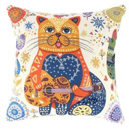 Кошкина песня - гобеленовая наволочка