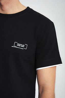 Арт. 63608 Комплект с шортами мужской 48-56 Цвет:верх-черный,низ-черный