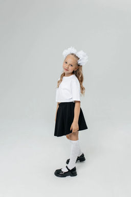 Юбка Татьяна, цвет Черный , х/б 74% пэ 20% лайкра 6% - 5+ фото 2