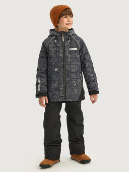 Костюм 7м2126 графит/черный