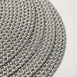 Набор салфеток сервировочных на стол Доляна Рэй, 4 шт, d=38 см, цвет серый  фото 4