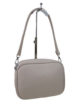 Женская сумка из искусственной кожи, цвет бежевый