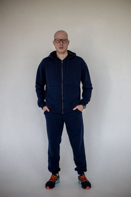 265ПМ Костюм мужской на молнии, т.синий (3хнитка петля) - Knitka wear фото 9