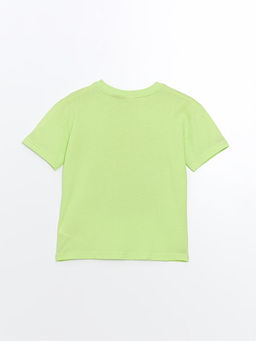 Bisiklet Yaka Minecraft Bask?l? Erkek ?ocuk Ti??rt - Waikiki фото 2