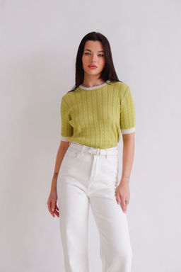 12028 Топ вязаный лайм - Martichelli фото 11