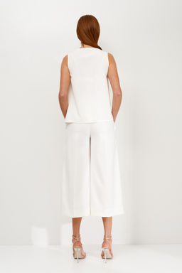 Брюки кюлоты прямого силуэта Mel (Цвет: Молочный) - Morozov Amavie фото 3