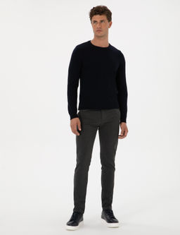 Antrasit Slim Fit Kanvas Pantolon - Pierre cardin фото 3