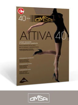 (Omsa) Attiva 40 (ЧЗ) caramello  фото 4