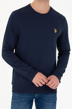U. S. Polo Assn / Мужской темно-синий свитшот с круглым вырезом - U.s. polo assn фото 13