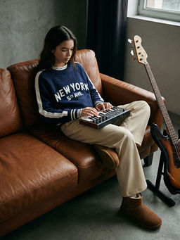 Beli Lastikli K?z ?ocuk Pantolon