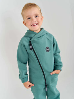 Комбинезон-косуха с капюшоном и клапаном Море утепленный - Bungly фото 11