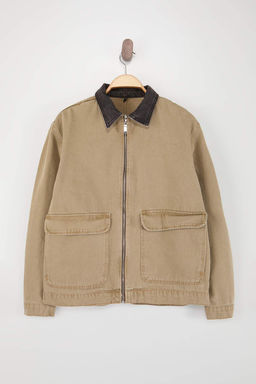 Bej Regular Cepli Denim Kot Ceket TMNSS26CE00001