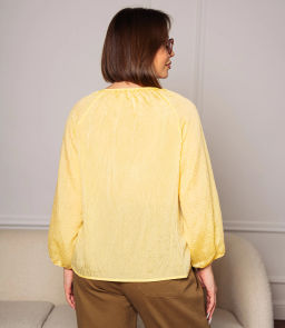 Блуза #КТ73 (2), жёлтый - Dommod фото 3