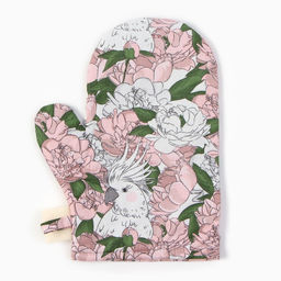 Варежка-прихватка Этель Попугай 20х28 см, 80% хл, 20% пэ, сатин 110 г/м2  фото 4