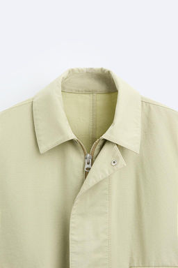 CROPPED FIT JACKET WITH POCKETS - Zara фото 10