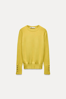 BASIC PLAIN KNIT SWEATER - Zara фото 19