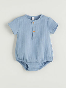 Yakas? D??meli Erkek Bebek ??t??tl? Body