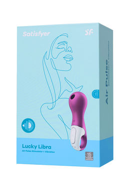 Вакуум-волновой бесконтактный стимулятор клитора Satisfyer Lucky Libra, силикон, красный, 15,7 см  фото 9