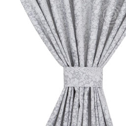 Шторы для гостиной с подхватом Вензель серый 145*260/Шторы: 1 шт.- 145*260, подхваты: 1 шт. Шторы АРТ ДИЗАЙН для гостиной  фото 2