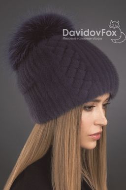 Шапка Буратино норка орнамент байкал