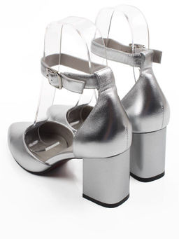 06-A71A-82MT GREY/SILVER Туфли женские (натуральная кожа)