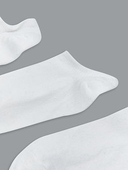 Basic K?z ?ocuk Patik ?orap 3l?