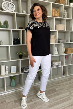 Футболка Rumoda 2135 черный/короткий рукав  фото 10