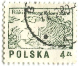 Марка Птицевод XVI век 1974 год Польша