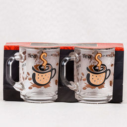 Набор кружек 2 шт 255 мл, с деколью арт. 55029/ 1335