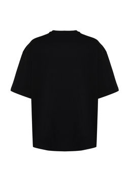 TRENDYOL MAN Siyah Oversize/Genis Kesim Nak?sl? %100 Pamuklu T-Shirt TMNSS21TS3685 - Trendyolmilla фото 8
